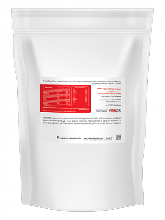 Proteine fără zahăr, fără aspartam, fără lactoză și fără gluten - X Whey ZERO [2]