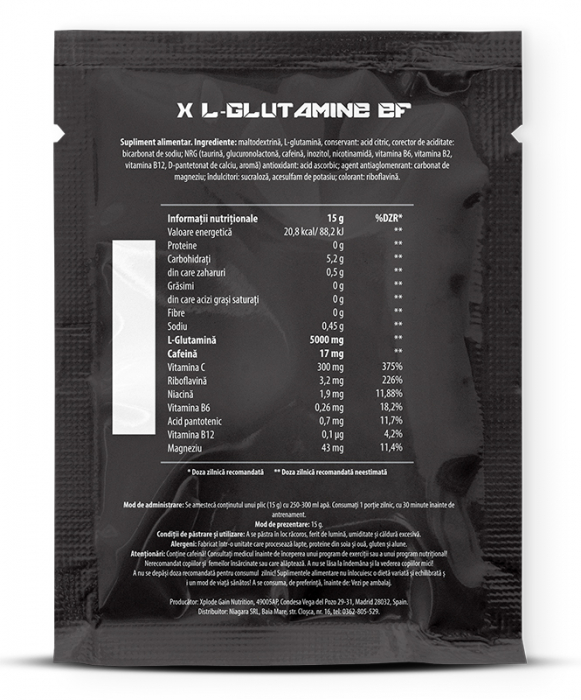 X L-Glutamine EF - Glutamină efervescentă [1]