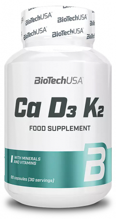 Vitamine și minerale - Ca D3 K2 - Complex de vitamine, calciu, fosfor, vitamina D, vitamina K2