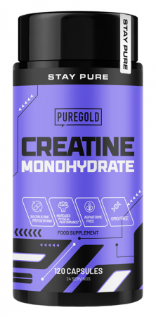 Creatine - Creatine Monohydrate (capsule) - crește performanța fizică