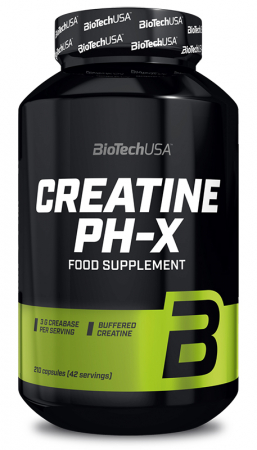 Creatine - Creatine pH-X - pentru masă musculară fără retenție de apă