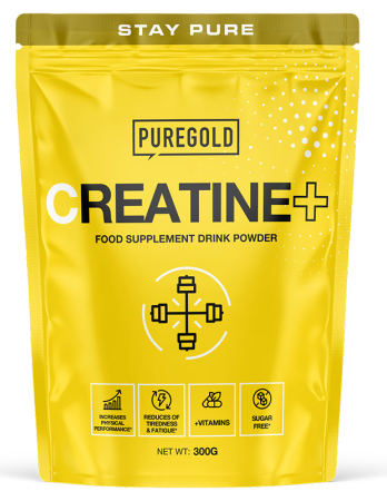 Creatine - Creatine+ pudră solubilă aromată, cu creatină, vitamine și minerale, crește performanța fizică