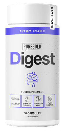 Probiotice și enzime digestive - Digest - susține digestia și îmbunătățește starea de confort după mese