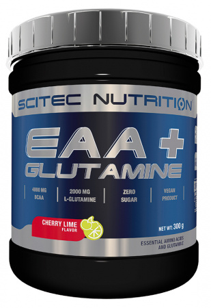 Aminoacizi - EAA + Glutamine - complex vegan cu aminoacizi fermentați și glutamină