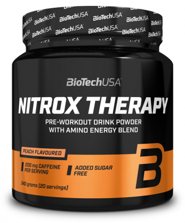Pre-Workout - Nitrox Therapy - forță maximă la antrenamente, energizează şi vascularizează