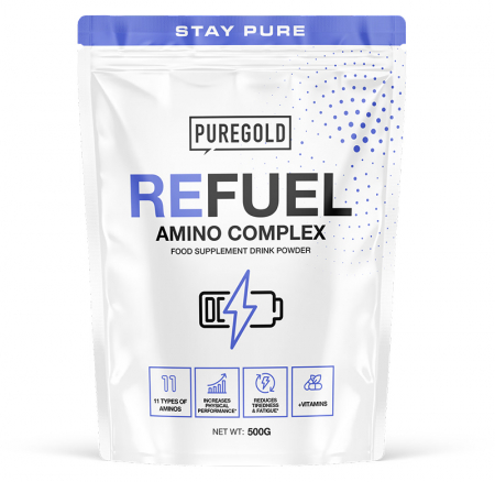 Aminoacizi - Refuel Recovery Amino Complex - complex cu aminoacizi, creatină, vitamine, minerale, taurină și extracte vegetale