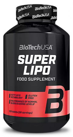 Slăbire, arderea grăsimilor - Super Lipo - arzător de grăsimi din extracte din plante, biotină și zinc