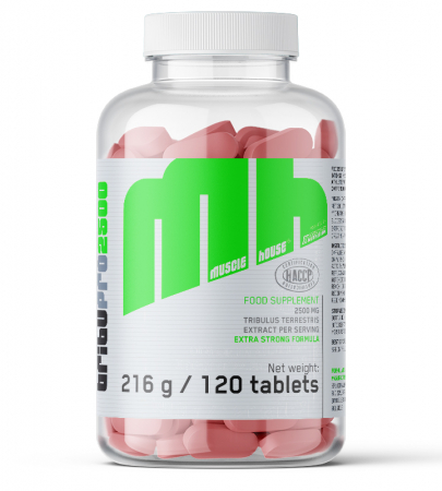 Creşterea testosteronului - Tribu PRO 2500 - extract din fructe de Tribulus Terrestris