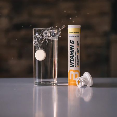 Vitamine și minerale - Vitamin C Effervescent - băutură efervescentă cu vitamina C, fără zahăr