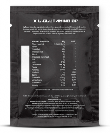 Suplimente - X L-Glutamine EF - Glutamină efervescentă (la plic)