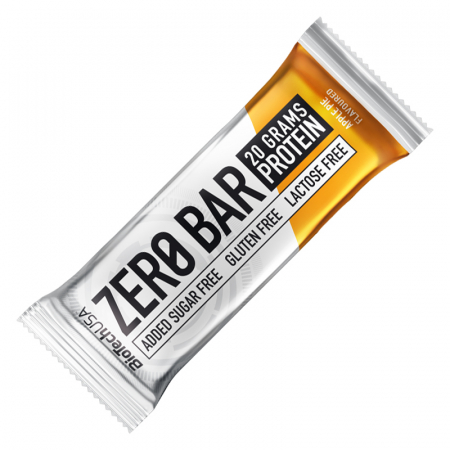 Suplimente - Zero Bar - Baton cu proteine, fără lactoză, fără gluten, fără zahăr, fără aspartam, îndulcit cu ștevia