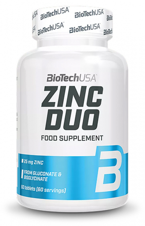 Vitamine și minerale - Zinc Duo - formulă activă cu 2 tipuri de zinc organic, ușor de utilizat
