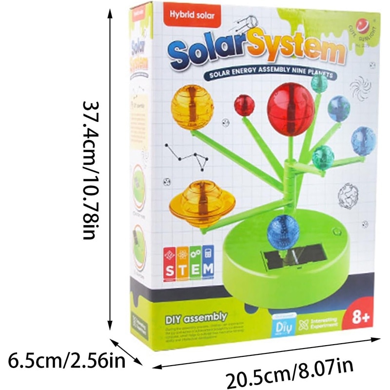 Ansamblu de energie solara cu noua planete