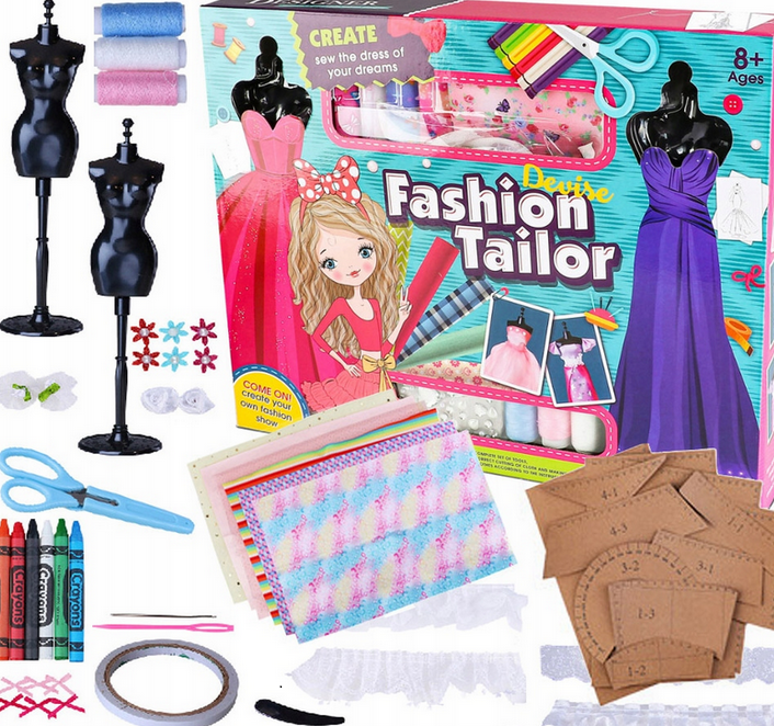 et creativ pentru viitorul designer de modă, Fashion tailor, Multicolor