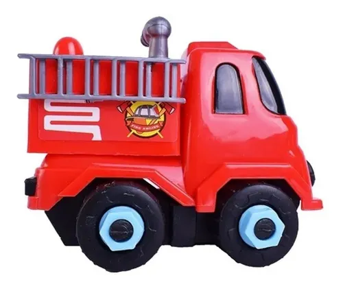 Camioane de construcție dezasamblate (4 buc) 10cm [2]