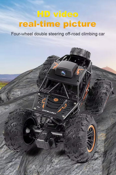 Masina Off-Road cu camera HD, control telecomanda si control APP cu telefonul, incarcare USB, acumulator inclus, 20.5x14x12.5cm [7]