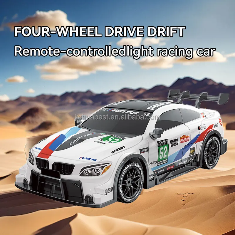 Masina High Speed Sport Drift , lumini LED, 2 seturi de Anvelope, pentru Copii +6 ani si Adulti , acumulator inclus 30x14x9cm [7]