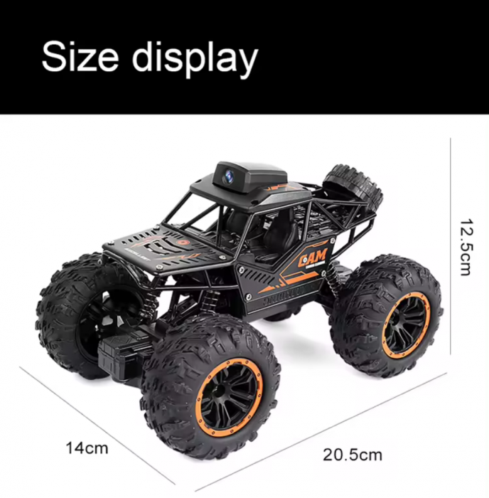 Masina Off-Road cu camera HD, control telecomanda si control APP cu telefonul, incarcare USB, acumulator inclus, 20.5x14x12.5cm [11]