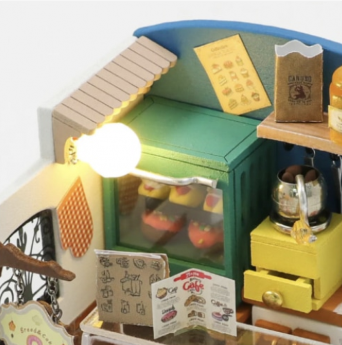 Puzzle 3D, Casa de papusi in miniatura DIY, Lucky Sweet Room, 8.5x7.5x7.5cm [5]
