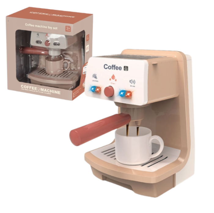 Espressor de Cafea, Jucarie pentru Copii, Sunete Interactive si Butoane Functionale, Joc de Rol Educativ, 18.5x12.5x13 cm [3]