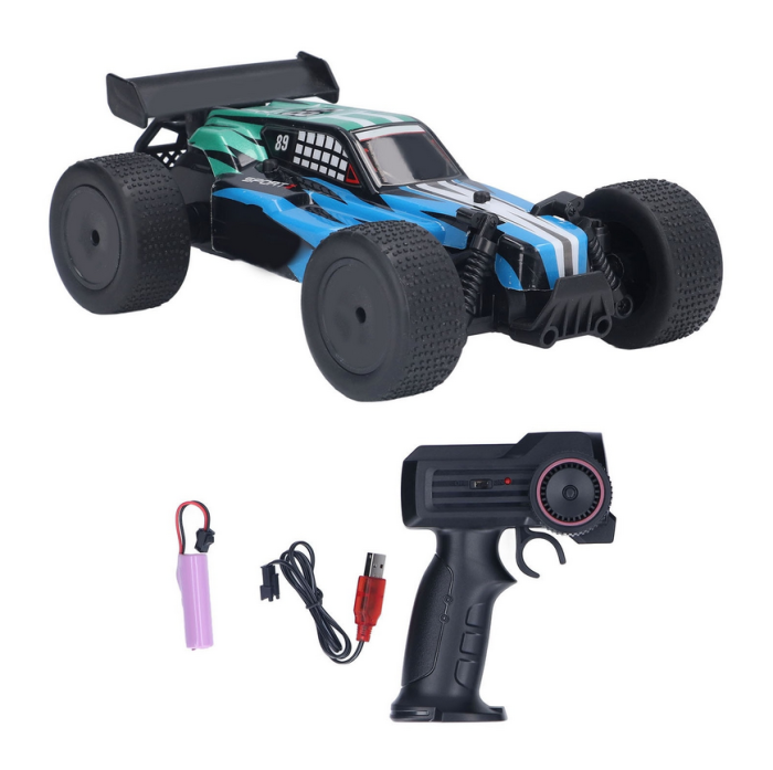 Masina de Curse cu Telecomanda, Tracțiune pe 4 Roți, Scara 1:20 [1]