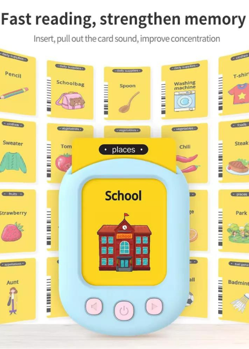Aparat de invatat limba Engleza,jucarie educativa, interactiva pentru copii, invata engleza, 224 de cuvinte, 3 ani+ [3]