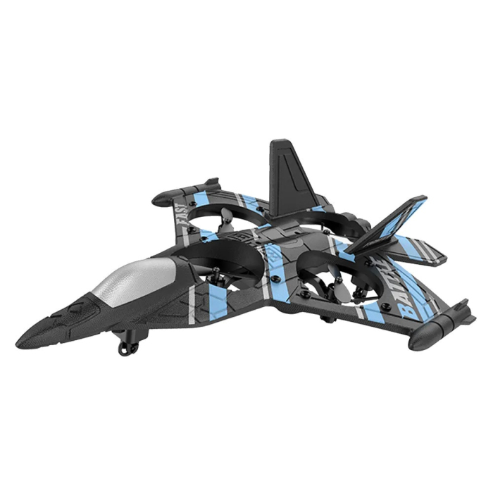 Avion cu telecomanda Combat Aircraft 360°, Giroscop, Rezistent la impact, Lumini LED, 28x22cm [7]