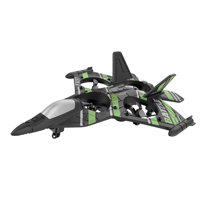 Avion cu telecomanda Combat Aircraft 360°, Giroscop, Rezistent la impact, Lumini LED, 28x22cm [2]