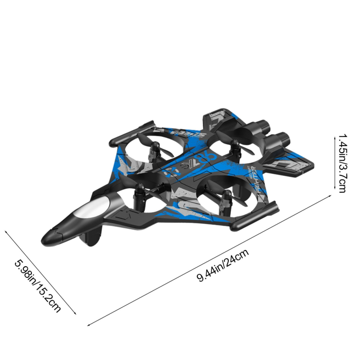 Avion Drona cu Camera 4K si Telecomanda cu Ecran Integrat, 4 motoare cu electrice, acumulator inclus USB 24×15,2×3,7 cm [4]