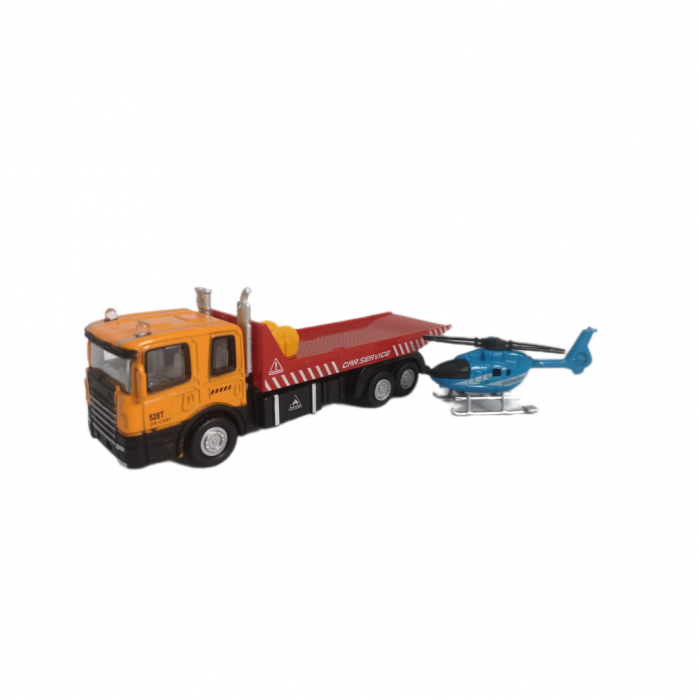 Camion cu platforma pentru tractat si elicopter [3]