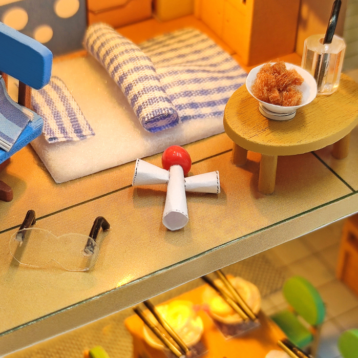 Casa in miniatura 3D, Casa Yamano, DIY, 20.5x9.5x12.4 cm [5]