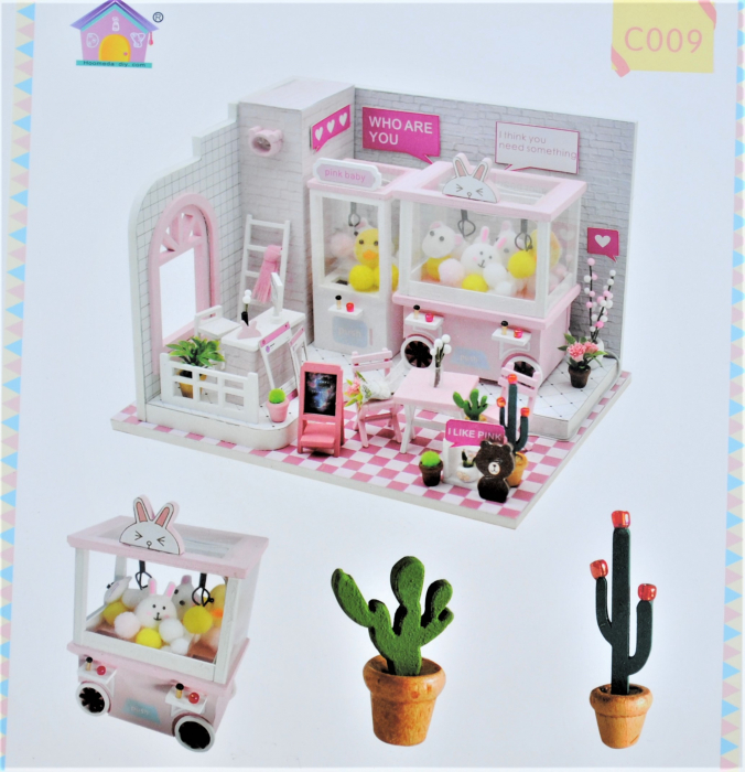 Casute Miniatura DIY Pink [3]