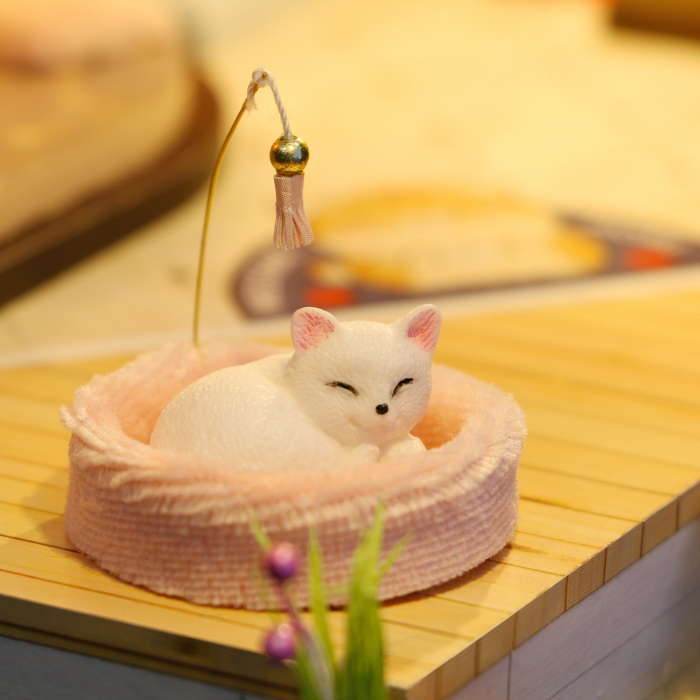 Casa in miniatura 3D, Cat Cafe Garden, DIY, 23.5x19x16.5 cm [5]
