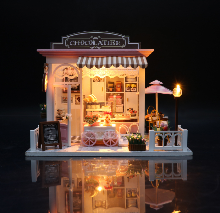 Casa in miniatura 3D, Chocolatier Fantastic Ideas, DIY, 20x16x16cm [7]