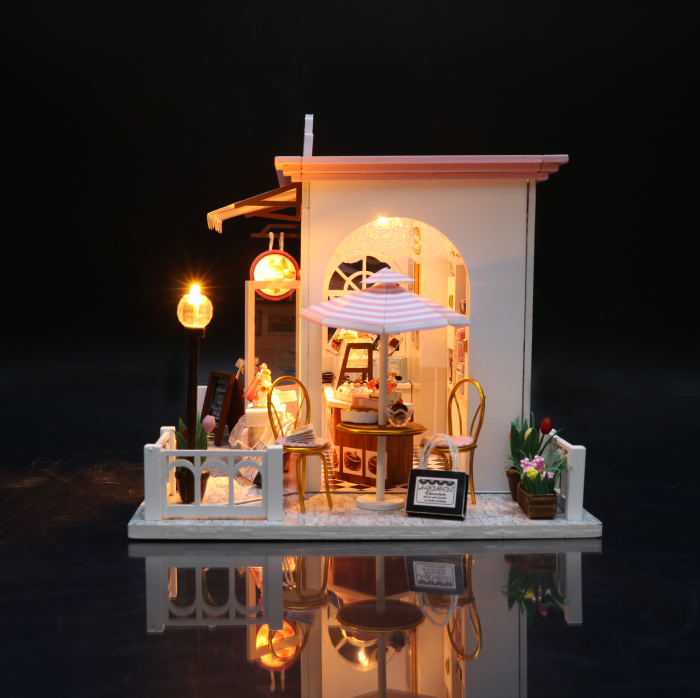 Casa in miniatura 3D, Chocolatier Fantastic Ideas, DIY, 20x16x16cm [8]