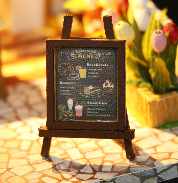 Casa miniatura 3D, Coffee time, DIY, 20x16x16cm [9]