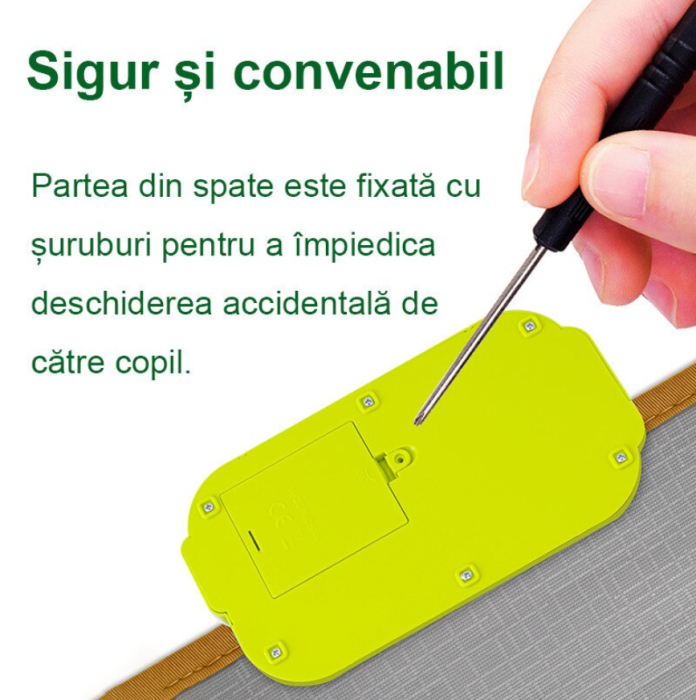 Covoras muzical interactiv copii,  melodii si sunete, taste numeric, 80x50cm [3]