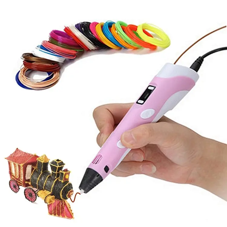 Creion Inteligent de Imprimare 3D-pen, Desen Tridimensional, multicolor, 21.5 cm x16.5 cm x 6 cm [5]
