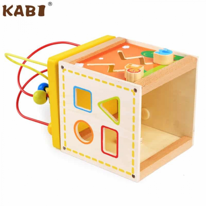 Cub educativ Montessori 5 in 1 Kabi [3]