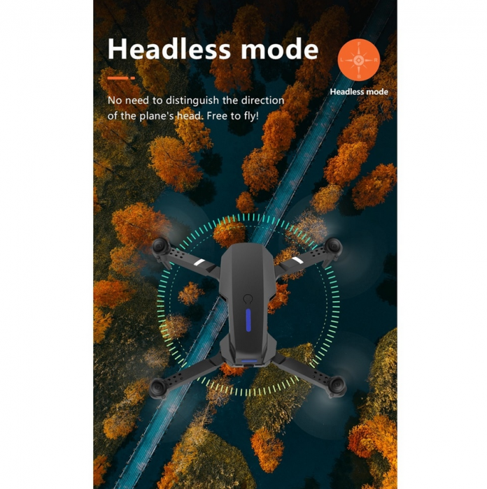 Drona W8-RC Pliabila, 2 camere, acumulator,geanta depozitare, WIFI, FPV, 29x23x5.5cm(deschisa) [4]