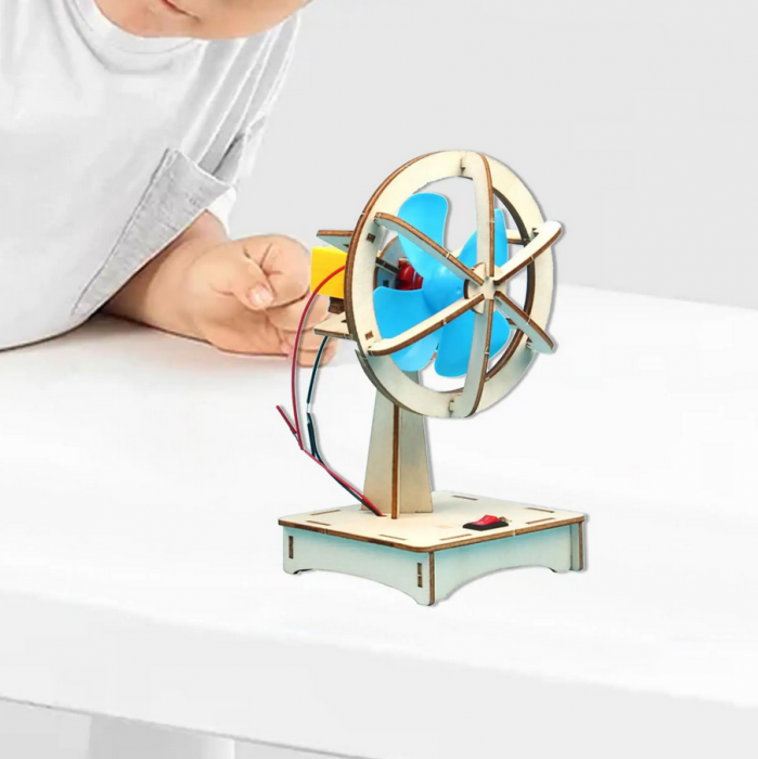 Ventilator oscilant STEAM, Kit DIY-do It Yourself, 9x8x17 cm [3]