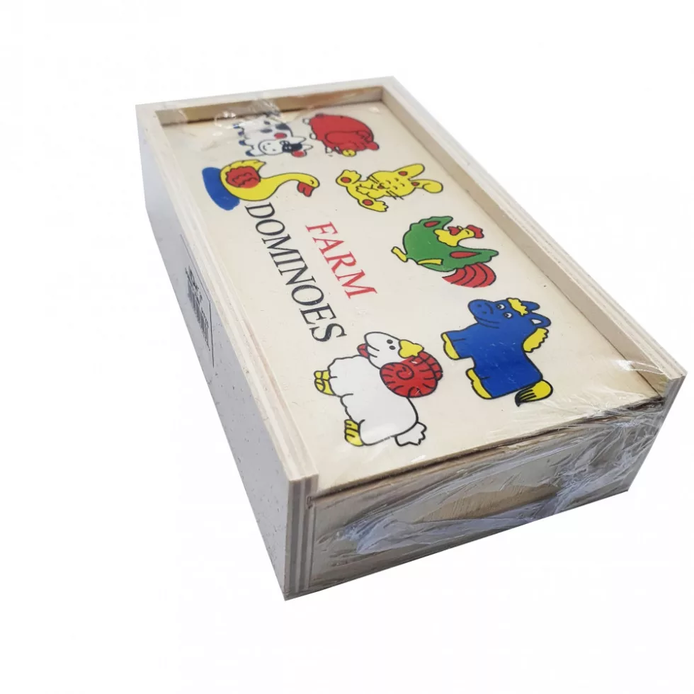 Domino Ferma. Jucarie de lemn. 28 piese [2]