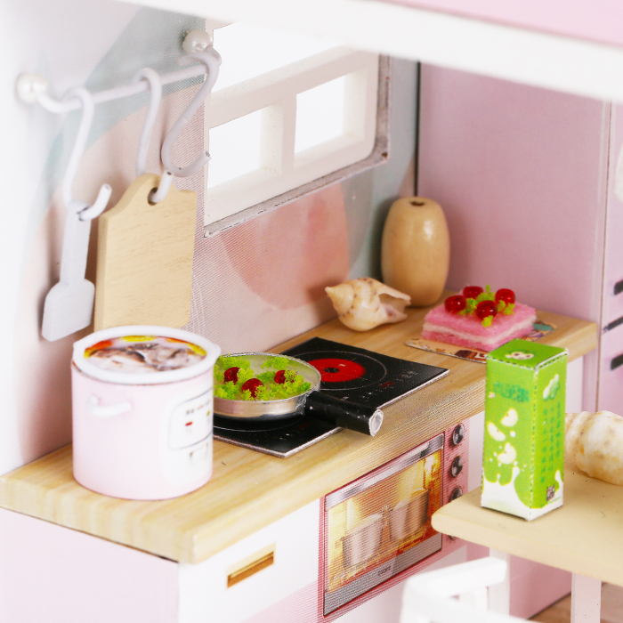 Casa in miniatura 3D, First love, DIY, 23x18x18.7cm [7]