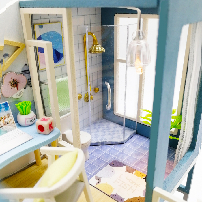 Casa in miniatura 3D, First meet, DIY,  23x18x18.7cm [9]