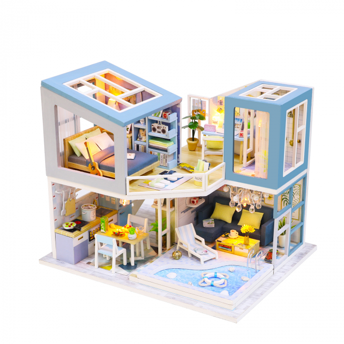 Casa in miniatura 3D, First meet, DIY,  23x18x18.7cm [3]