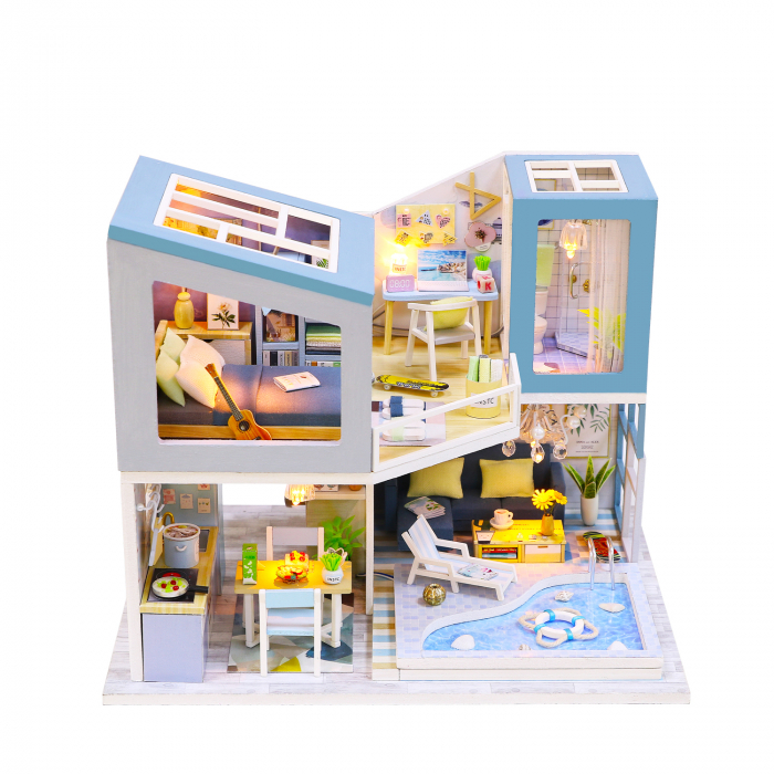 Casa in miniatura 3D, First meet, DIY,  23x18x18.7cm [2]
