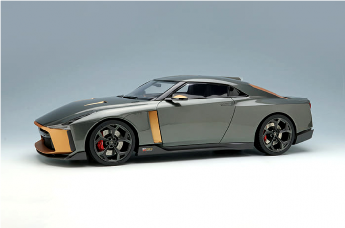 Masina Metalica Nisan GT-R50, 1:32, cu sunete, lumini, 14 cm [5]