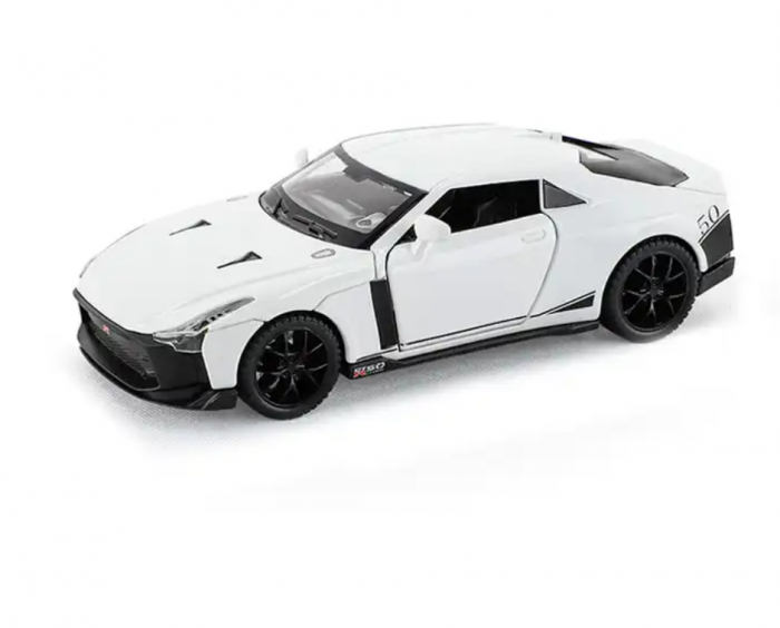 Masina Metalica Nisan GT-R50, 1:32, cu sunete, lumini, 14 cm [6]