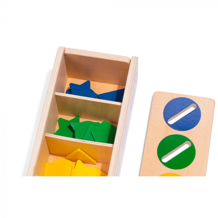 Jucarie educationala sortare,asociere culori si forme, 39 piese, 29 x 7.5 x 9.5 cm [5]