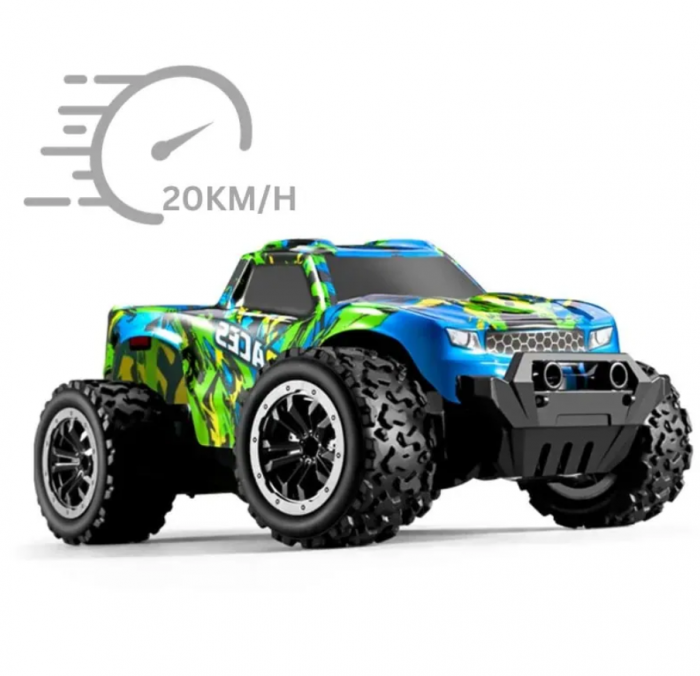 Masina Monster Truck Off-Road, 20km/h High Speed, Scara 1:20, 19x13.5x8.5 cm [2]